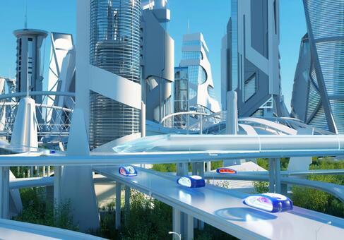 Futuristic city